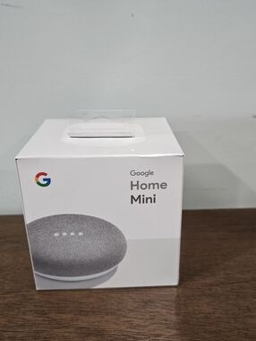 Google Home Mini Gray Smart Speaker Wi-Fi Voice Control